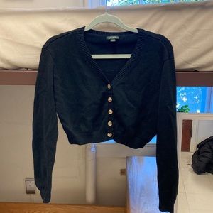 Wild Fable Cropped knit button cardigan